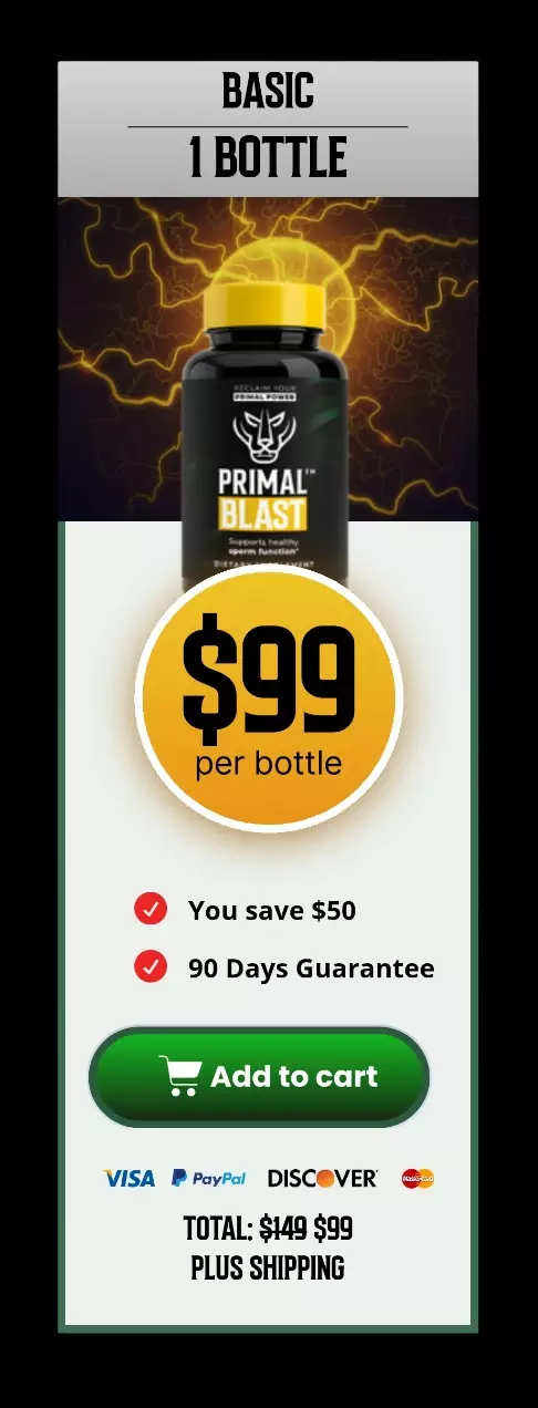 Primal Blast™ 1 bottle pricing